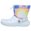 Crocs Classic gevoerde Neo Puff Boots “Tie Dye Mineral Blue” 207328-002