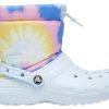 Crocs Classic gevoerde Neo Puff Boots “Tie Dye Mineral Blue” 207328-002