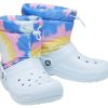Crocs Classic gevoerde Neo Puff Boots “Tie Dye Mineral Blue” 207328-002
