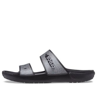 Crocs Classic Glitter II Sandaal “Zwart” 207769-001