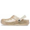 Crocs Classic Glittergevoerde Klompen “Goud” 504271