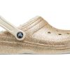 Crocs Classic Glittergevoerde Klompen “Goud Wit” 205842-93S