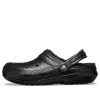 Crocs Classic Glittergevoerde Klompen “Zwart” 205842001