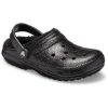 Crocs Classic Glittergevoerde Klompen “Zwart” 205842001
