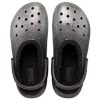 Crocs Classic Glittergevoerde Klompen “Zwart Zilver” 205842-067