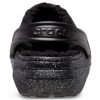 Crocs Classic Glittergevoerde Klompen “Zwart Zilver” 205842-067
