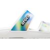 Crocs Classic Kleurrijke Unisex Multi-Color Witte Sandalen 207771-94S Crocs Classic Kleurrijke Unisex Multi-Color Witte Sandalen 207771-94S