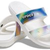 Crocs Classic Kleurrijke Unisex Multi-Color Witte Sandalen 207771-94S Crocs Classic Kleurrijke Unisex Multi-Color Witte Sandalen 207771-94S
