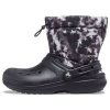 Crocs Classic Lined Neo Puff Tie Dye Boots “Zwart Wit” 207328-001