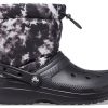Crocs Classic Lined Neo Puff Tie Dye Boots “Zwart Wit” 207328-001