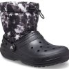 Crocs Classic Lined Neo Puff Tie Dye Boots “Zwart Wit” 207328-001