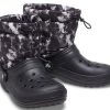 Crocs Classic Lined Neo Puff Tie Dye Boots “Zwart Wit” 207328-001