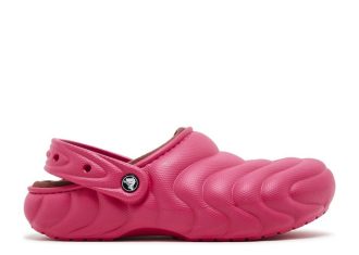 Crocs Classic Overpuff gevoerde klomp “Dragon Fruit”
