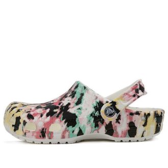 Crocs Classic Pattern Shoe Multi-Color Splicing Unisex “Zwart Roze Groen” 206479-928