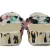 Crocs Classic Pattern Shoe Multi-Color Splicing Unisex “Zwart Roze Groen” 206479-928