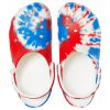 Crocs Classic Pattern Slijtvaste Antislip Sport Unisex Wit Blauw Rood Sandalen “Wit Blauw Rood” 205453-928