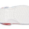 Crocs Classic Pattern Slijtvaste Antislip Sport Unisex Wit Blauw Rood Sandalen “Wit Blauw Rood” 205453-928