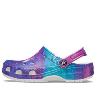Crocs Classic Pattern Wit Paarse Sandalen “Wit Paars” 206565-14N