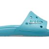 Crocs Classic Platte Sandalen Unisex Denim Blauw 206121-4ST