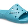 Crocs Classic Platte Sandalen Unisex Denim Blauw 206121-4ST