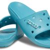 Crocs Classic Platte Sandalen Unisex Denim Blauw 206121-4ST