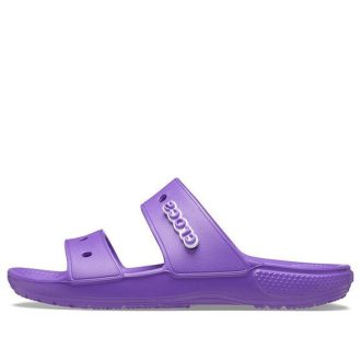 Crocs Classic Soft Sole Cozy Flat Heel Sportpantoffels Unisex Paars 206761-518
