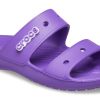 Crocs Classic Soft Sole Cozy Flat Heel Sportpantoffels Unisex Paars 206761-518