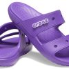 Crocs Classic Soft Sole Cozy Flat Heel Sportpantoffels Unisex Paars 206761-518