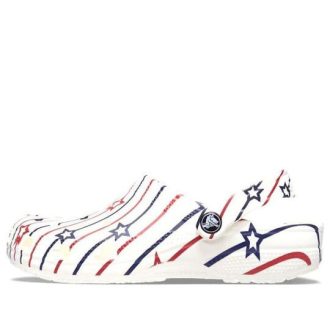Crocs Classic Stars and Stripe Clog “Wit Multi” 208877-94S