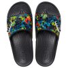 Crocs Classic Tie-Dye Graphic Slide “Zwart” 206520-988