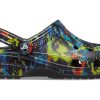 Crocs Classic Tie Dye Pattern Crocs Beach Unisex Denim Blue Sandalen 205453-4SW