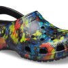 Crocs Classic Tie Dye Pattern Crocs Beach Unisex Denim Blue Sandalen 205453-4SW