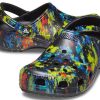 Crocs Classic Tie Dye Pattern Crocs Beach Unisex Denim Blue Sandalen 205453-4SW
