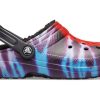 Crocs Classic Tie Dye Stay Warm Cozy Crocs Sportpantoffels Unisex Paars Rood 206341-988