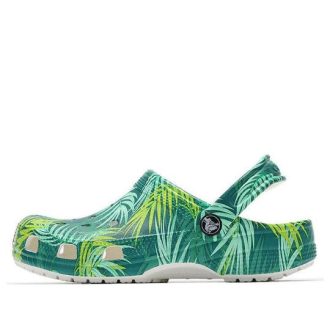 Crocs Classic Tropical Clog Classic Camouflage Groene Sandalen 207179-94S