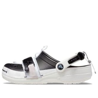 Crocs Classic Zip Tie Buckle Clogs “Zwart Wit” 208127-066