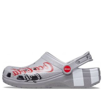 Crocs Coca Cola x Crocs Crossover Light X Outdoor Flat Heel Casual Sports Unisex Grijze Sandalen 207220-030