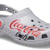 Crocs Coca Cola x Crocs Crossover Light X Outdoor Flat Heel Casual Sports Unisex Grijze Sandalen 207220-030