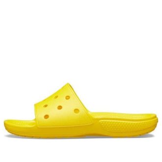 Crocs Cozy antislip sportpantoffels unisex geel 206121-7C1