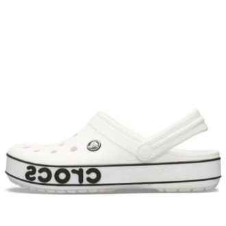 Crocs Crocband Bold Logo Clog Witte Sandalen 206021-103