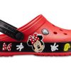 Crocs Crocband Cartoon Mickey Mouse slijtvaste unisex rood-zwarte sandalen “Red Black” 204936-90H