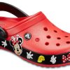 Crocs Crocband Cartoon Mickey Mouse slijtvaste unisex rood-zwarte sandalen “Red Black” 204936-90H