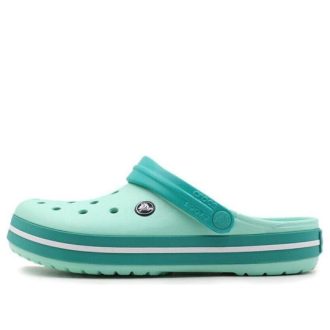 Crocs Crocband lichtgewicht slijtvaste unisex mintgroene sandalen 11016-3R6
