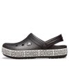 Crocs Crocband Logo Mania Beach Zwarte Sandalen 205914-066