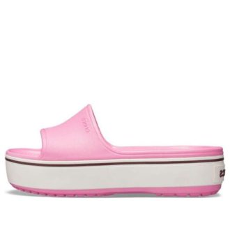 Crocs Crocband Platform Slide Dikke Zool Roze Pantoffels 205631-6QF