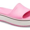 Crocs Crocband Platform Slide Dikke Zool Roze Pantoffels 205631-6QF