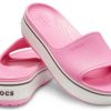 Crocs Crocband Platform Slide Dikke Zool Roze Pantoffels 205631-6QF