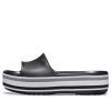 Crocs Crocband Platform Slides “Zwart Grijs Wit” 205693-001