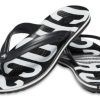 Crocs Crocband Printed Flip-Flops Zwart Wit 205943-066