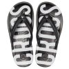 Crocs Crocband Printed Flip-Flops Zwart Wit 205943-066